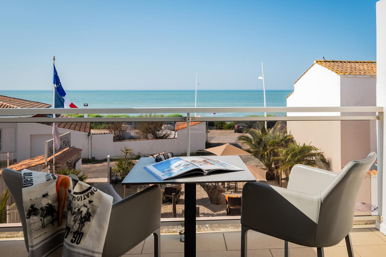 Face Aux Flots Hotel La Cotiniere Bagian luar foto